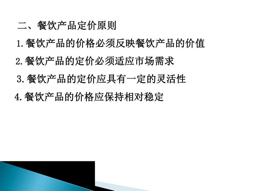 第六章  餐饮产品价格管理 课件(共15张PPT)《餐饮管理实务》同步教学（机工版）