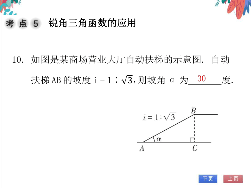 【北师大版】数学九（下）第1章 直角三角形的边角关系 期末复习学案 (课件版）