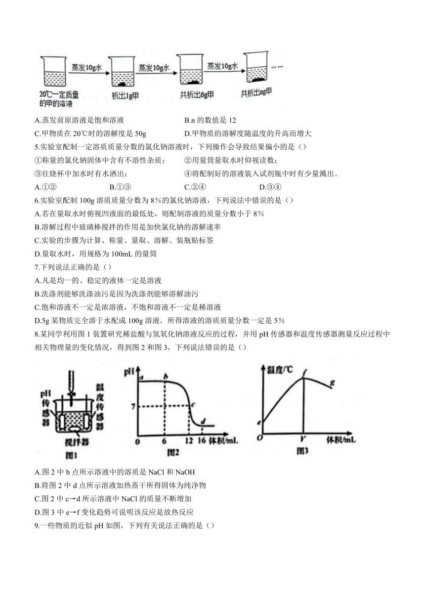 黑龙江省大庆市杜尔伯特蒙古族自治县2022-2023学年九年级上学期期末化学试题（含答案）