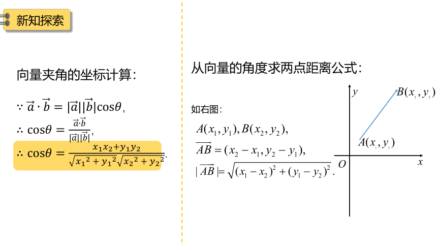 8.1.3  向量数量积的坐标运算 课件（共21张PPT）