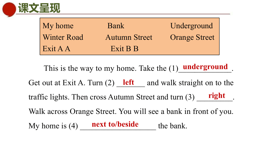 初中英语牛津译林版七年级下册同步课件 Unit 4 Finding your way Period 5 Task & Self-assessment(共31张PPT)