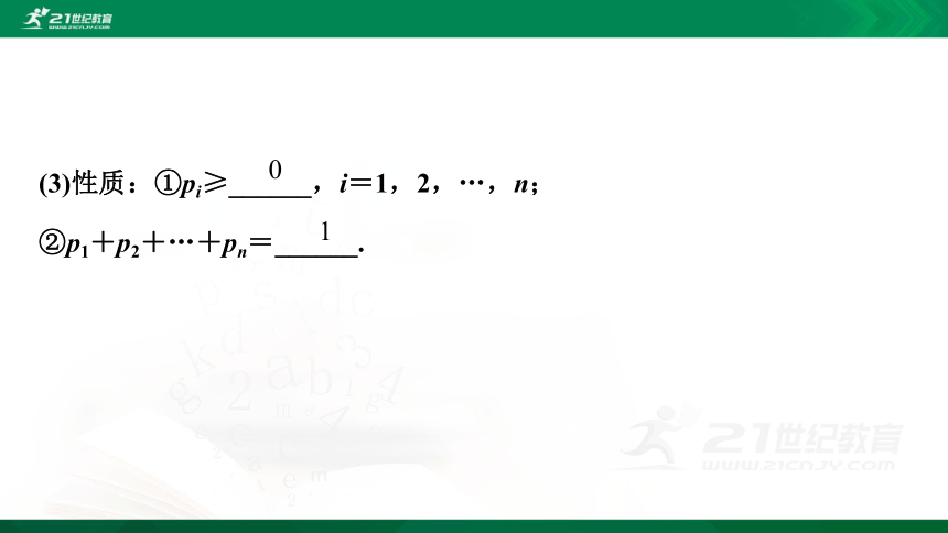 7.2　离散型随机变量及其分布列 第七章 随机变量及其分布 人教A版选择性必修第三册  课件(共44张PPT)