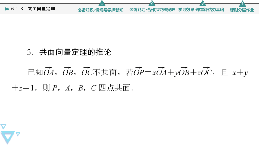 第6章 6.1.3 共面向量定理 课件（共43张PPT）