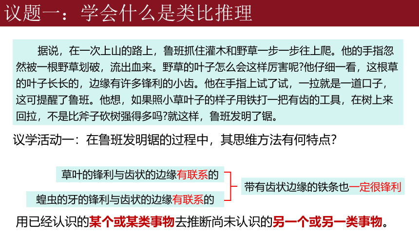 7.2类比推理及其方法课件(共25张PPT)-2023-2024学年高中政治统编版选择性必修三逻辑与思维