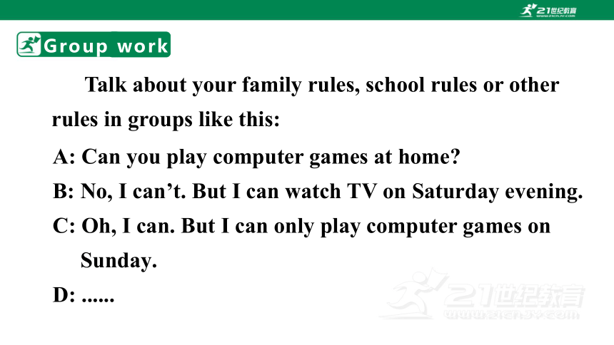 【新课标】Unit 4 Don't eat in class. Section A (Grammar Focus—3c)课件（45张PPT）