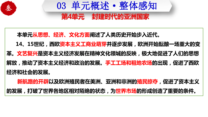 【单元复习】第五单元  走向近代  复习课件(共40张PPT)