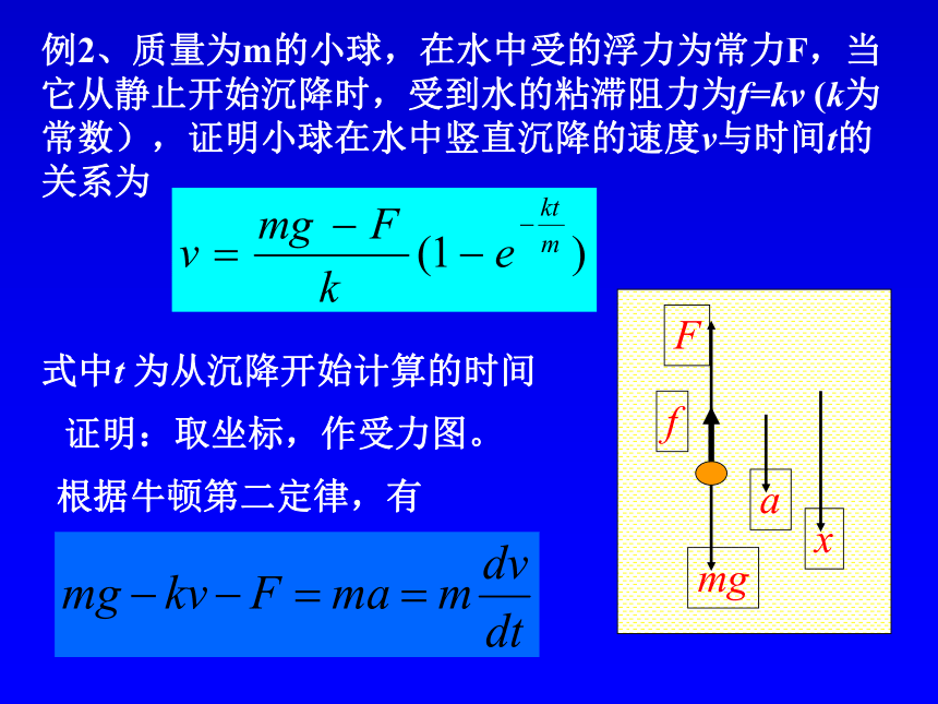 2020年山大附中高中物理竞赛辅导(力学)应用牛顿定律解题（含真题）