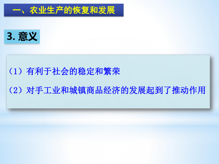 人教部编版历史七年级下册课件第19课 清朝前期社会经济的发展课件 (共31张PPT)