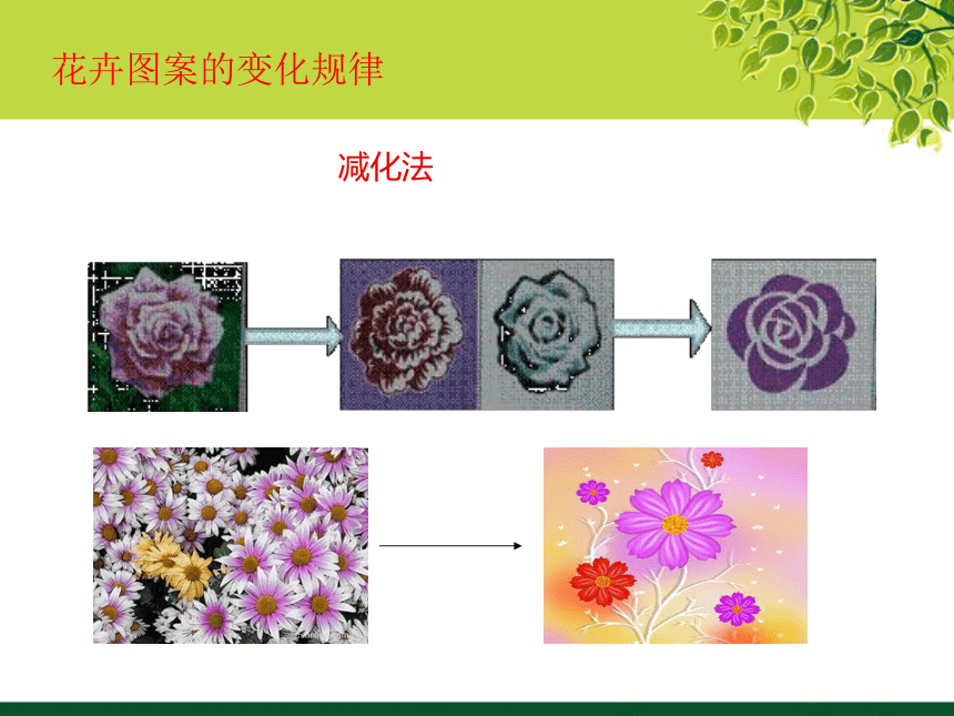 冀教版七年级下册 3.花卉装饰画 课件（28张幻灯片）