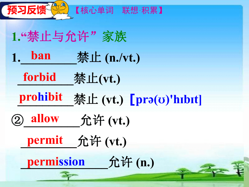 人教版高中英语选修六Unit3 A healthy life Period 1 Key words 课件(共31张PPT)