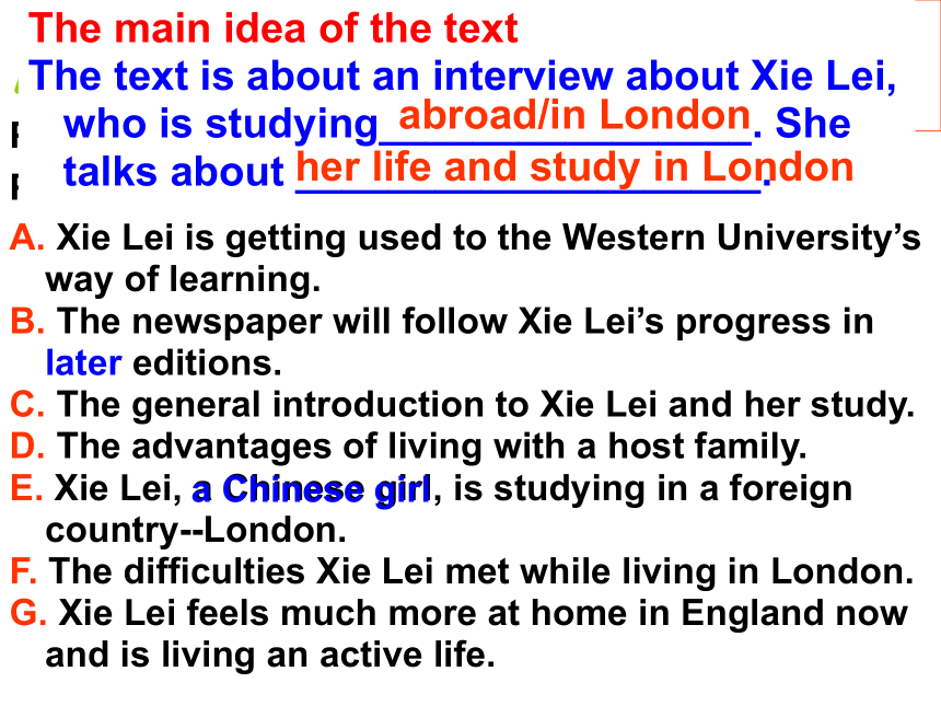 人教版新课标高中英语 2019-2020学年(下) 选修七Unit5Travelling abroad  Reading keep it up课件（44张PPT)