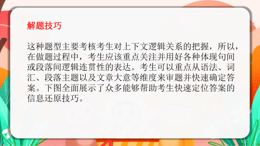 2024届高三英语下学期冲刺复习专项：高考满分七选五专题 课件(共32张PPT)