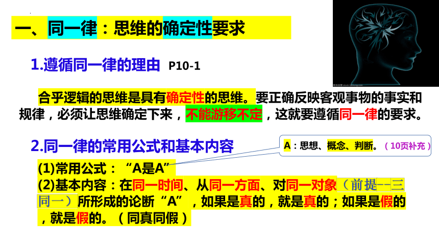 2.2逻辑思维的基本要求课件(共33张PPT)-2023-2024学年高中政治统编版选择性必修三逻辑与思维