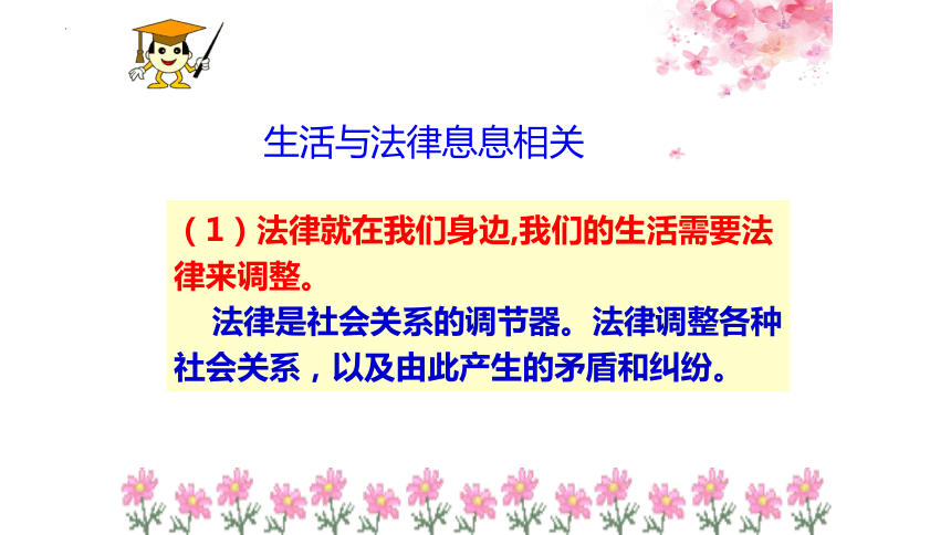 9.1 生活需要法律 课件（23张PPT）+内嵌视频