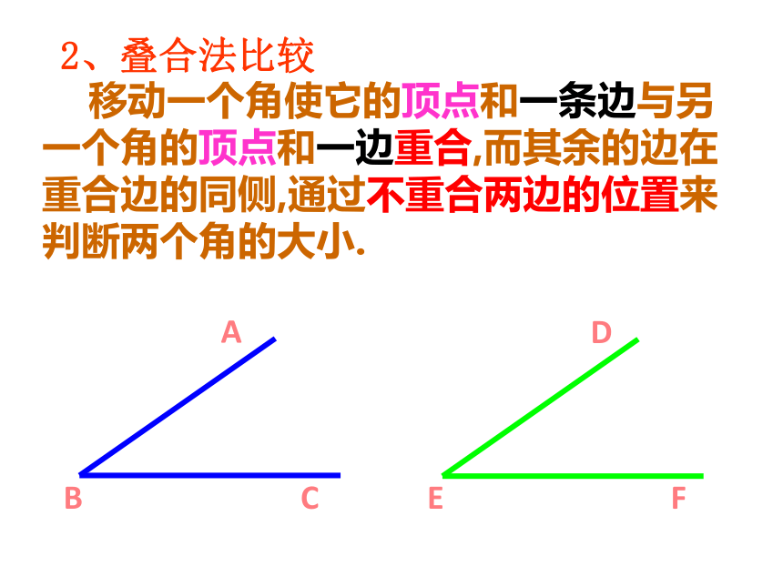 人教五四学制版六年级下册 9.3.2 角的比较与运算课件（32张PPT）