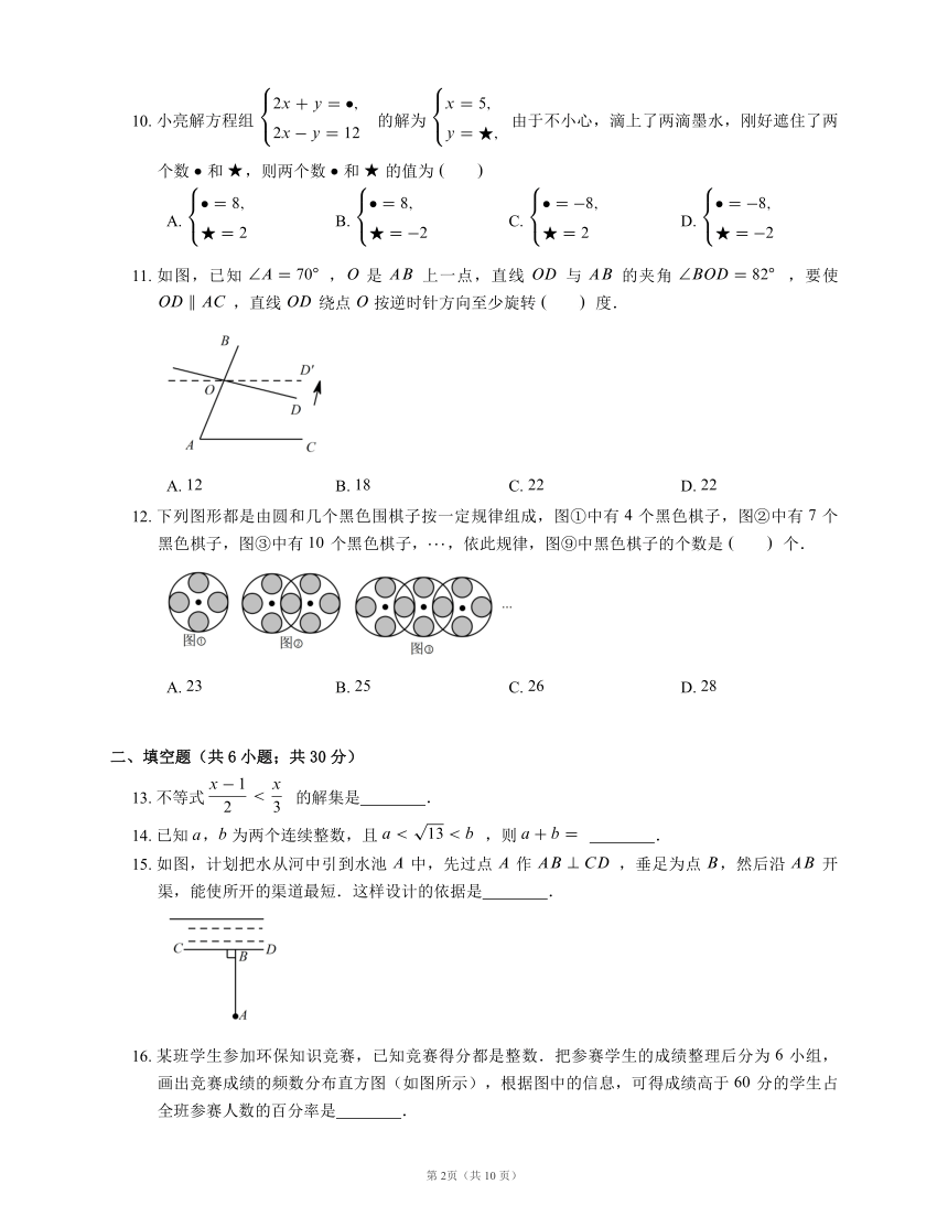 2020年人教版七年级数学下册期末模拟测试卷（二）附解析