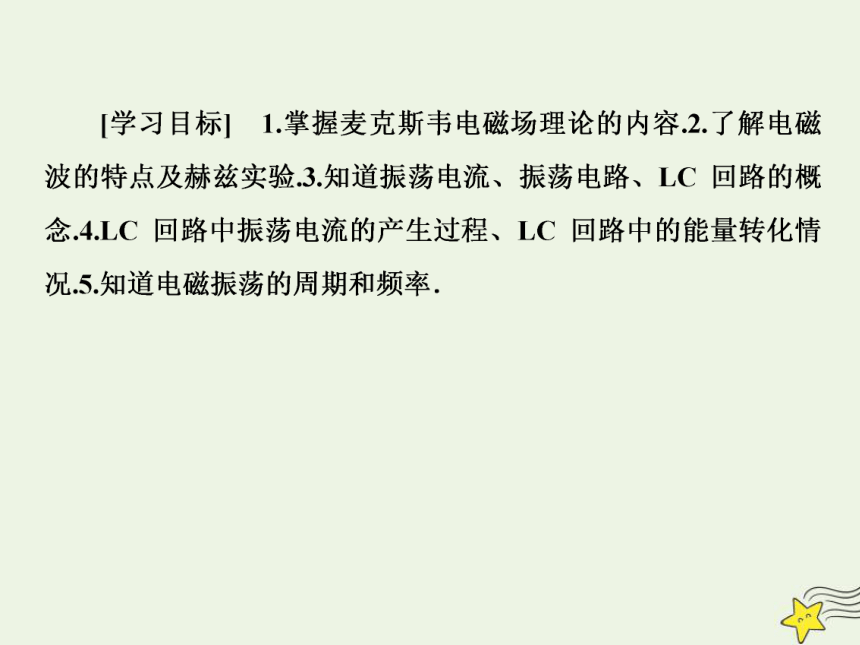 高中物理第14章电磁波1电磁波的发现2电磁振荡课件29张PPT