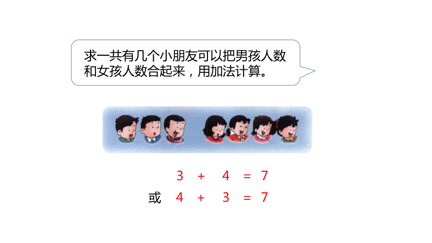 冀教版数学一年级上册第5单元 得数是 6、7的加法和相应的减法课件（22张PPT)