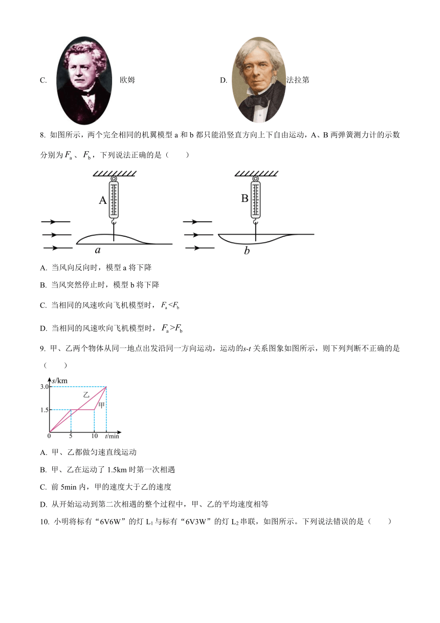 湖南省娄底市娄星区2023-2024学年九年级下学期4月期中物理、化学试题（无答案）