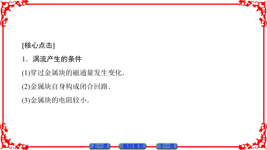 高中物理人教版选修3-2（课件）第四章 电磁感应  涡流、电磁阻尼和电磁驱动   37张PPT