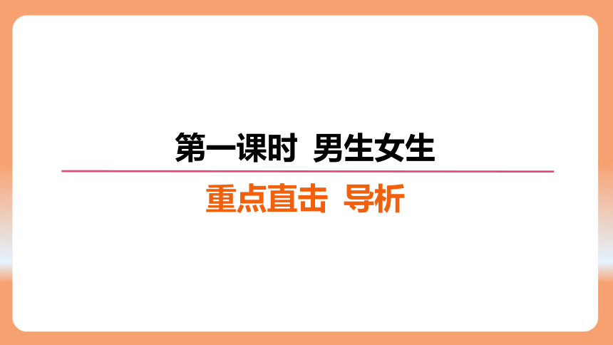 （核心素养目标）2.1男生女生 学案课件(共23张PPT) 2023-2024学年统编版道德与法治七年级下册课件