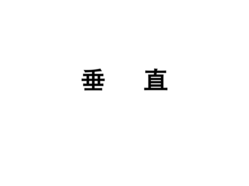 沪教版四下：4.1 垂直 课件（20张PPT）