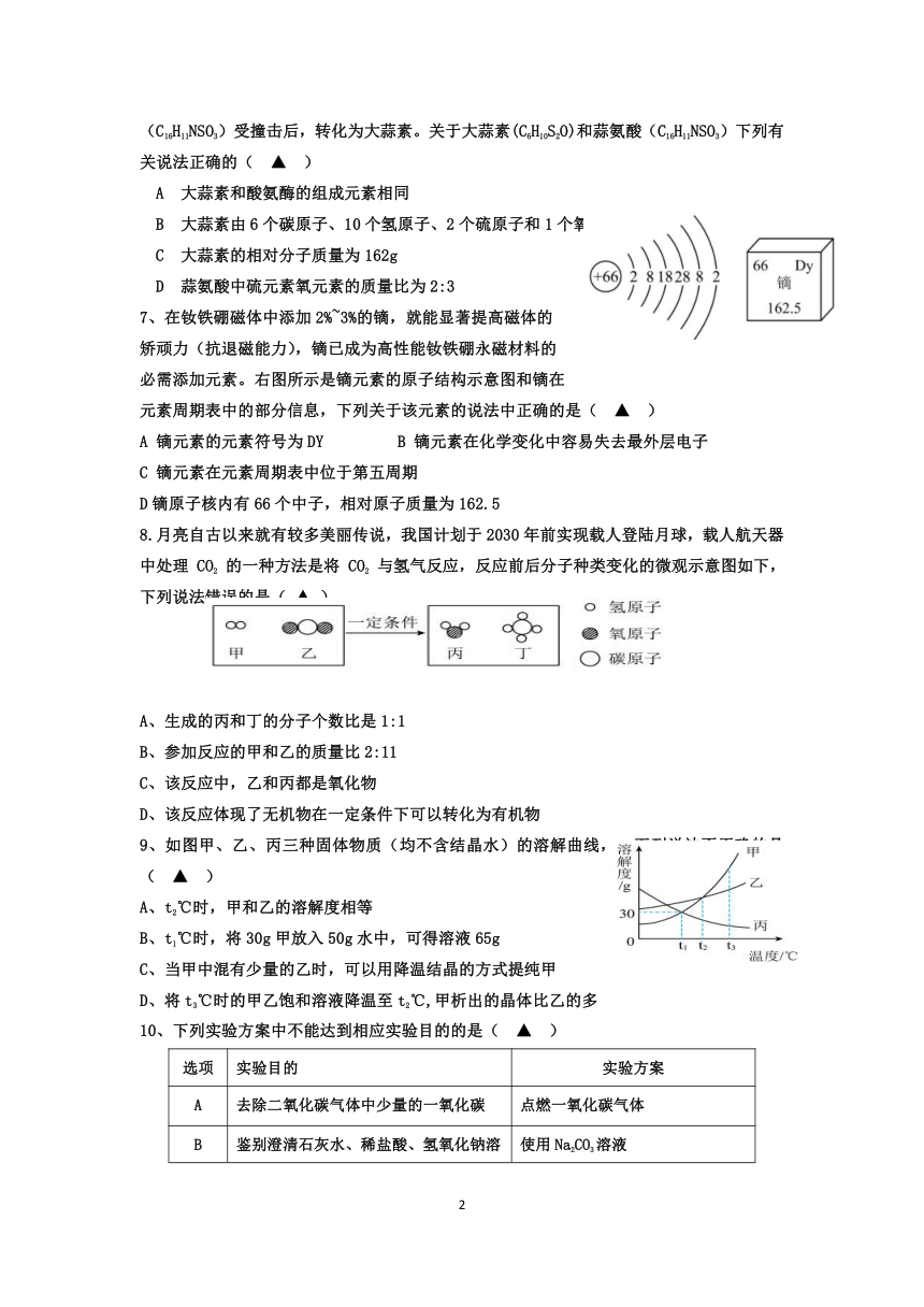 2024年四川省乐山市马边县中考适应性考试化学试题（无答案）