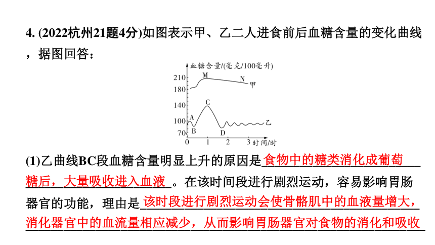 2024浙江中考生物二轮中考考点研究 第8讲 生命活动的调节  课件 (共64张PPT)