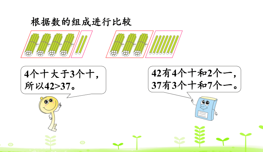 人教版数学一下4.5 比较大小（1）  课件（18张ppt）