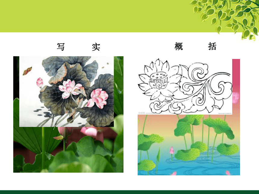 冀教版七年级下册 3.花卉装饰画 课件（28张幻灯片）