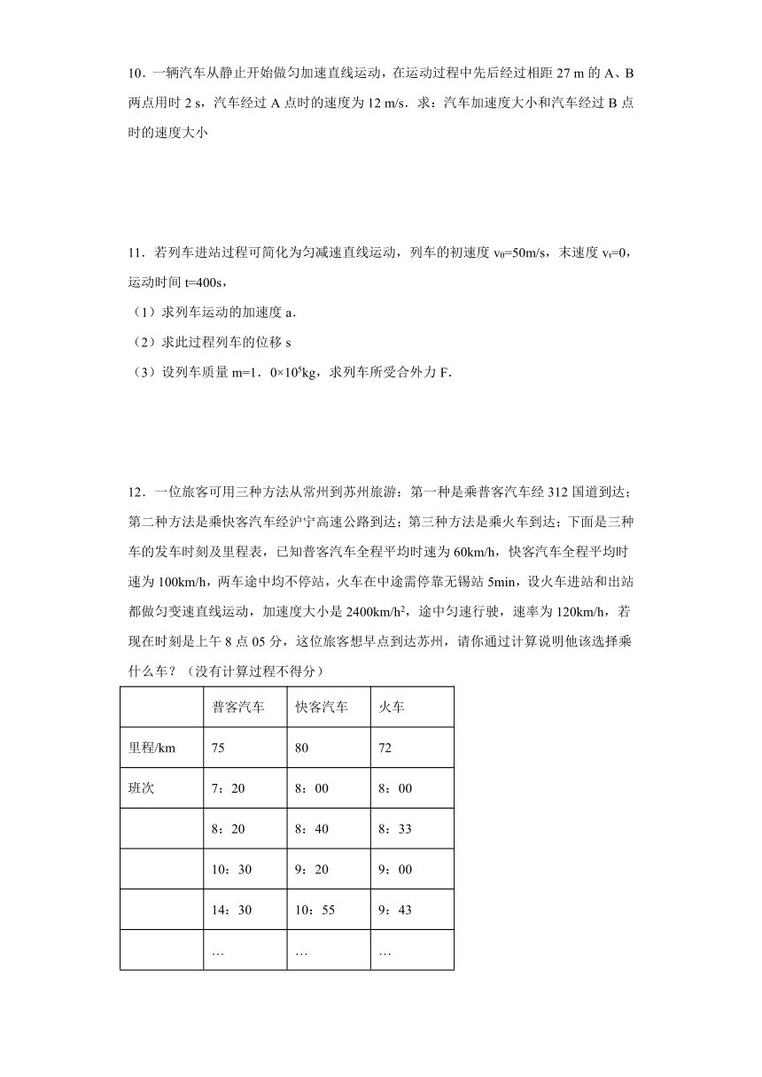 2021届高考物理一轮复习解题方法题型练习：平均值法（含解析）