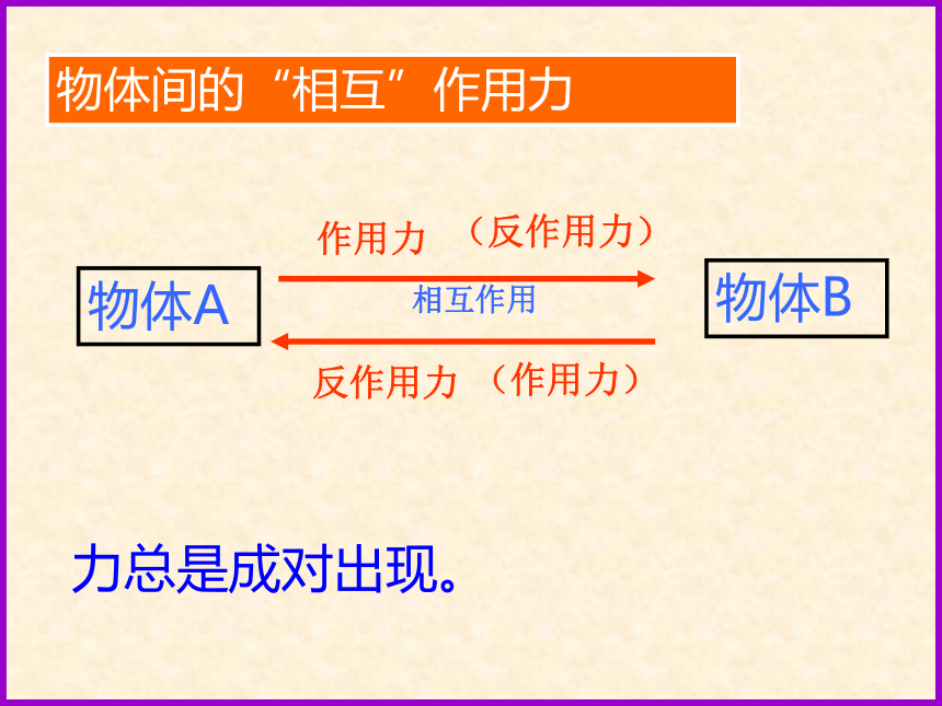 高中物理_ 粤教 课标版_ 必修一_ 第六节 作用力与反作用力(共20张PPT)