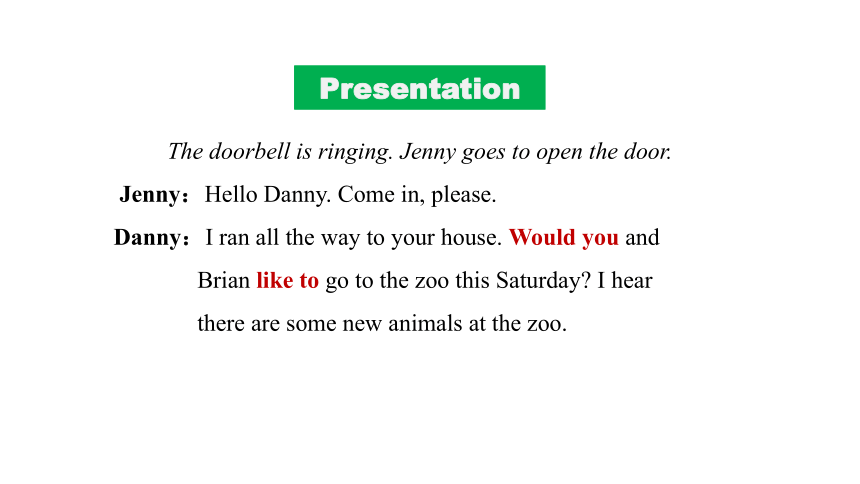 冀教版八年级下册Unit 3 Animals Are Our Friends Lesson 13 Danny's Big Scare课件(共30张PPT)