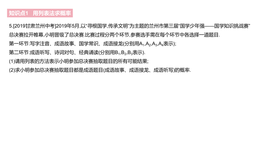 北师大版九年级上册数学第三章概率的进一步认识整章同步课件（85张PPT)