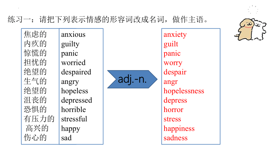 2024届高考英语作文复习专项：无灵主语在读后续写中的运用课件(共38张PPT)