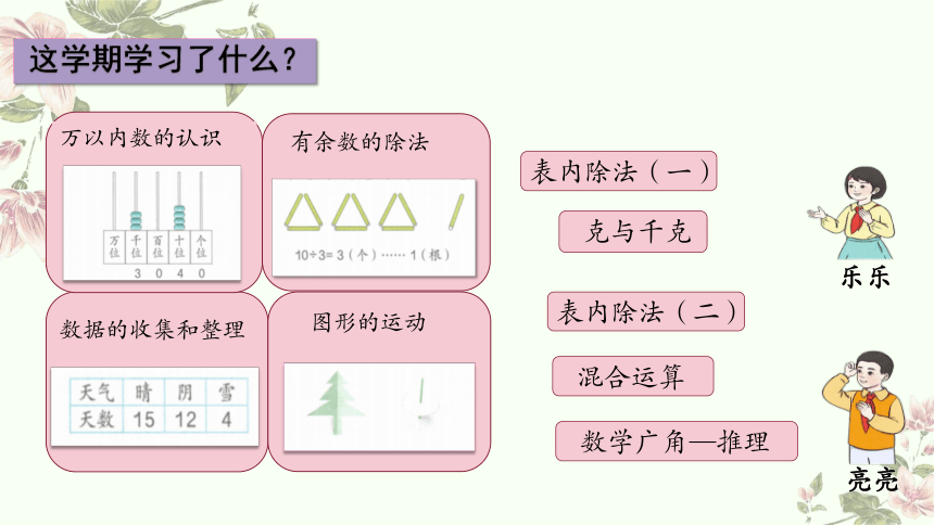 小学数学二年级下册人教版万以内数的认识和除法、混合运算教学课件(共18张PPT)