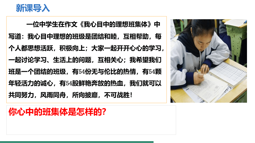 （核心素养目标）8.1 憧憬美好集体 课件（共19张PPT） 统编版道德与法治七年级下册