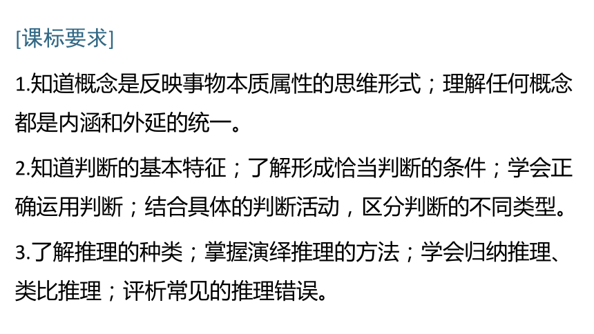 第二单元 遵循逻辑思维规则 复习课件(共23张PPT)-高中政治统编版选择性必修三逻辑与思维