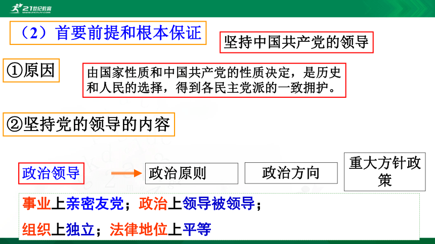 6.1共产党领导的多党合作和政治协商制度 课件(共39张PPT)