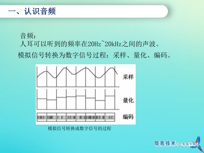 七年级信息技术下册第5课知“音”识“影”课件南方版（16张）