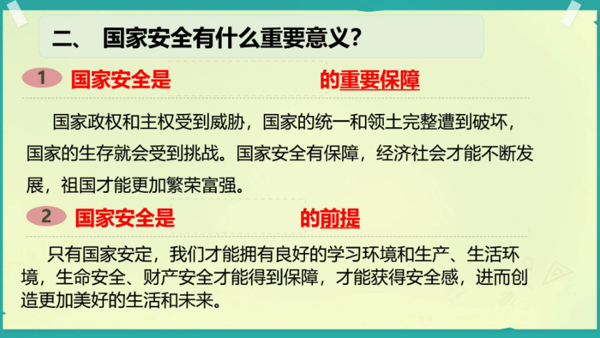 9.1 认识总体国家安全观 课件（33  张ppt+内嵌视频 ）