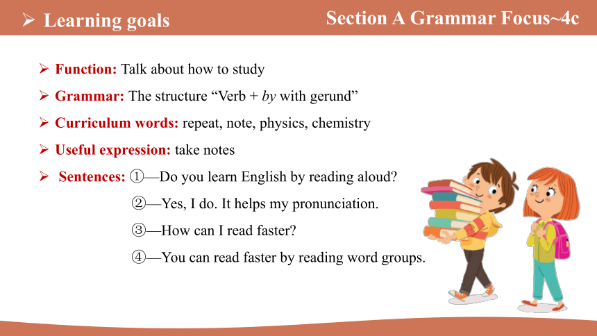 Unit 1 How can we become good learners? Section A Grammar Focus~4c 课件(共21张PPT) 2024-2025学年英语人教版九年级上册