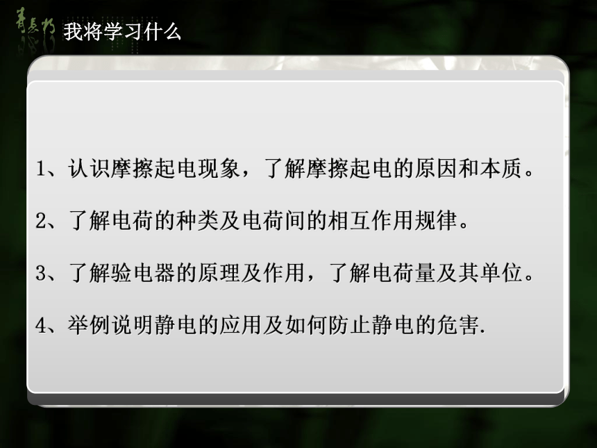 鲁科版（五四制）九年级上册 物理 课件 11.1 电荷 摩擦起电（19张PPT）