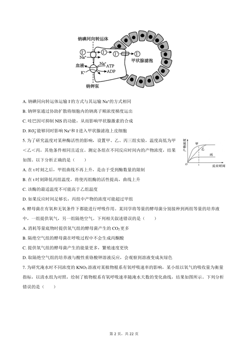 2023-2024学年重庆市黔江中学校高一（下）月考生物试卷（含解析）