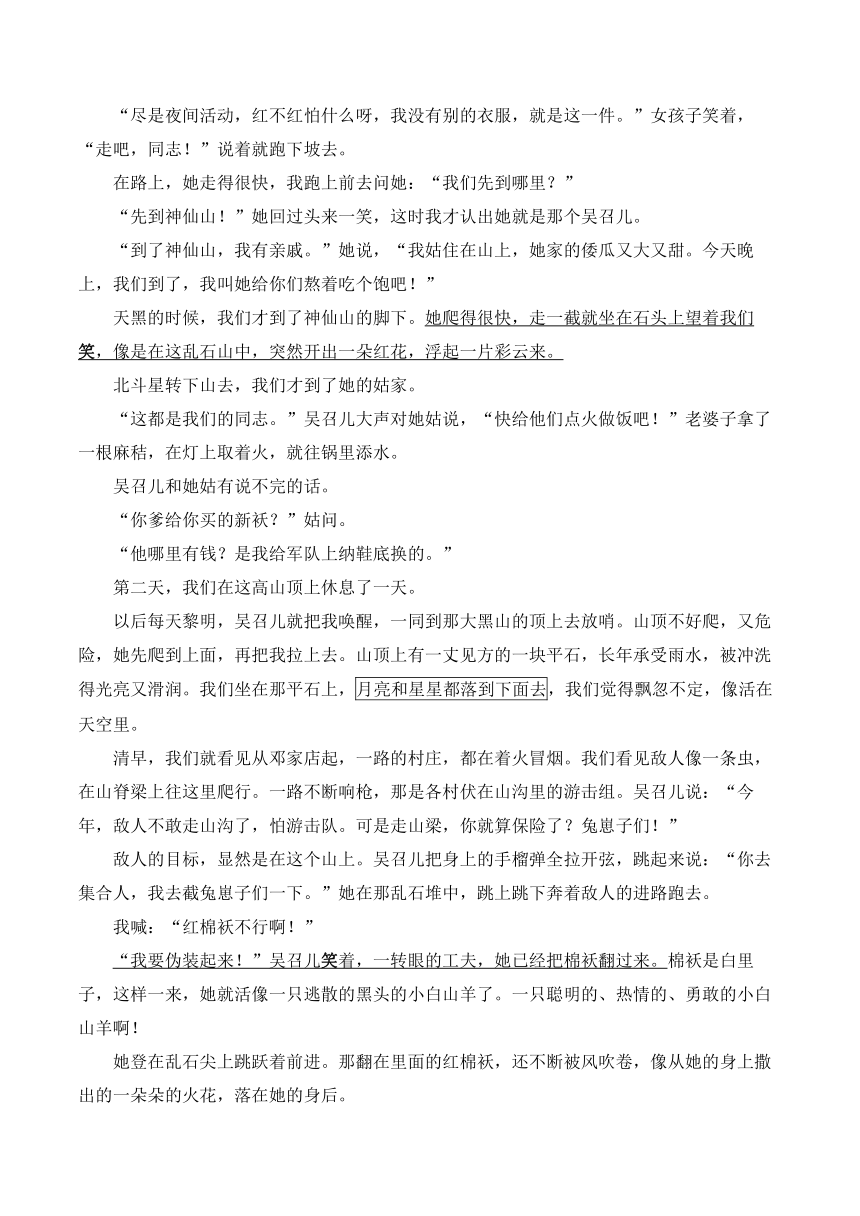 2024届中考语文模拟冲刺卷 【福建专用】（含答案）
