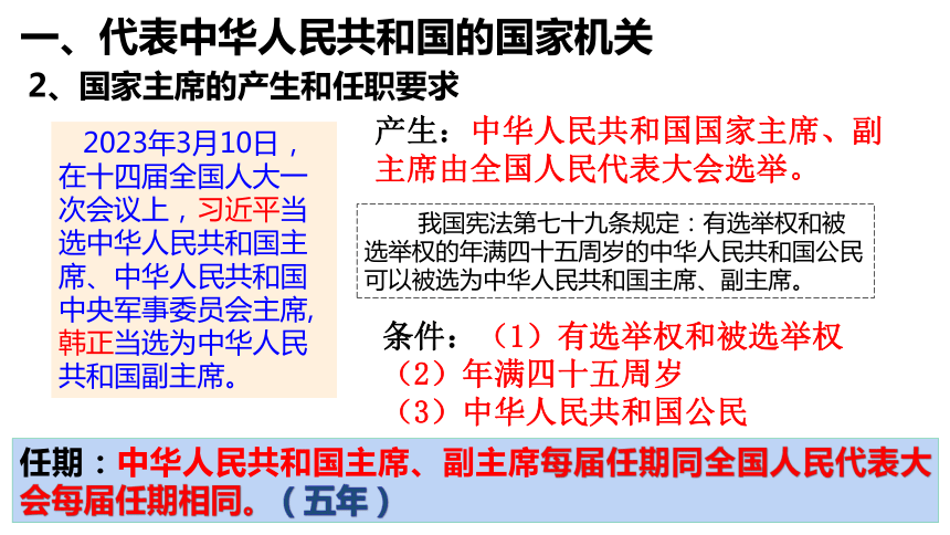 （核心素养目标）6.2中华人民共和国主席课件（ 22 张ppt+内嵌视频 ）