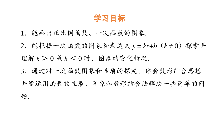 4.3 一次函数的图象 第1课时 正比例函数的图象和性质 课件(共20张PPT) 2023-2024学年数学湘教版八年级下册