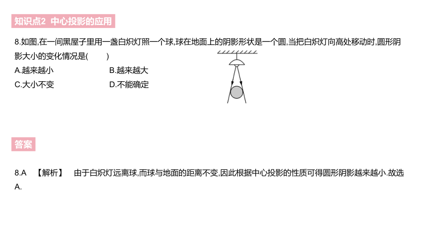 北师大版九年级上册数学第五章  投影与视图整章同步练习课件（91张PPT)