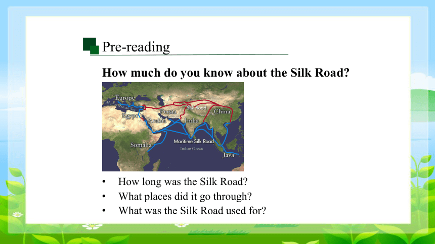Unit 7 Journeys Lesson 19 The Silk Road课件(共25张PPT) 北师大版九年级全册
