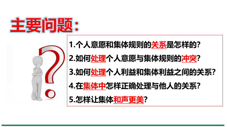 （核心素养目标）7.1 单音与和声 课件（共20张PPT） 统编版道德与法治七年级下册